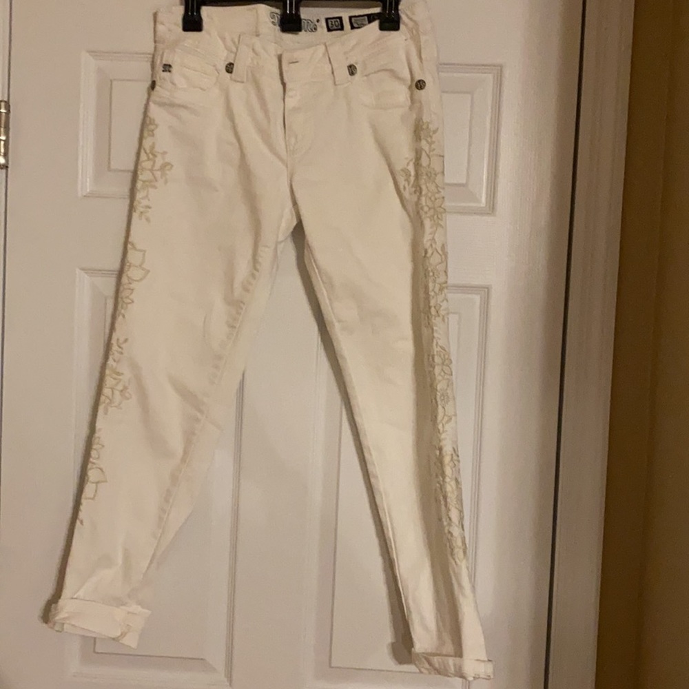 Miss me white jeans EUC